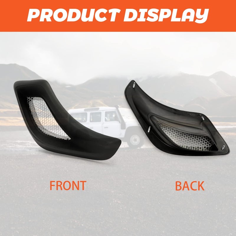 Kojem Rear Right Brake Duct Compatible with 1997-2004 Chevrolet C5 Corvette Z06 Replacement for 10322762 Passenger Side Scoop Vent Kit Brake Caliper Cooling Air Scoop Assembly - Image 4